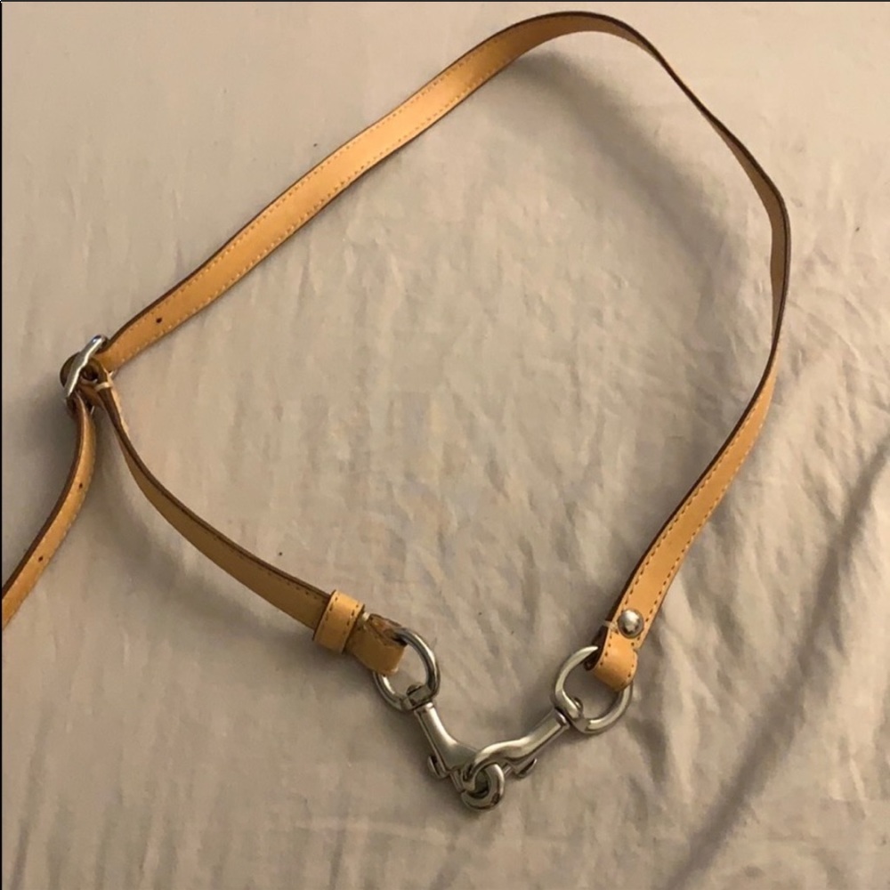 Coach purse strap.
